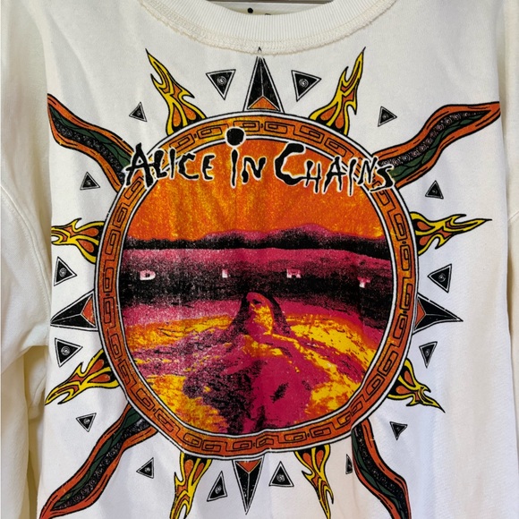 NWOT Urban Outfitters Alice In Chains Pullover Sweatshirt Size X-Small - Picture 10 of 15
